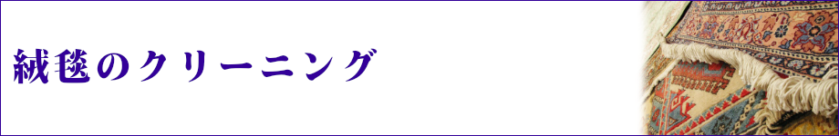 絨毯（じゅうたん）のクリーニング